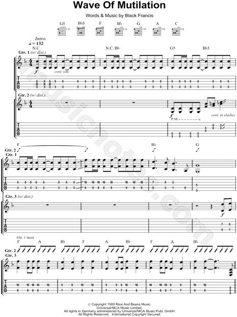 Mutiilation Chords & Tabs .